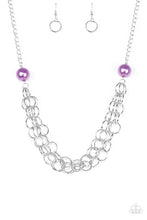 Load image into Gallery viewer, Daring Diva- Purple Necklace- Paparazzi Accessories
