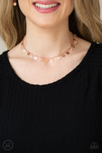 Load image into Gallery viewer, Musically Minimalist- Copper Choker Necklace- Paparazzi Accessories
