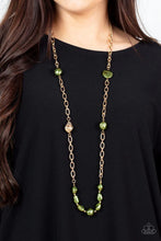 Load image into Gallery viewer, Pardon My FABULOUS - Green Necklace- Paparazzi Accessories
