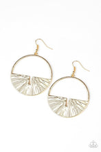 Load image into Gallery viewer, Reimagined Refinement- Gold Earrings- Paparazzi Accessories
