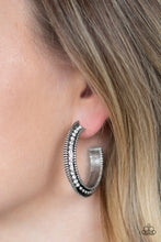 Load image into Gallery viewer, Retro Reverberation- White Earrings- Paparazzi Accessories
