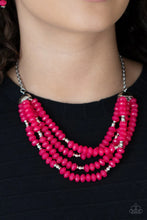 Load image into Gallery viewer, Best POSH-ible Taste - Pink Necklace- Paparazzi Accessories
