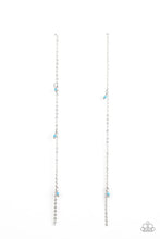 Load image into Gallery viewer, Dauntlessly Dainty - Blue Earrings- Paparazzi Accessories
