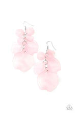 Load image into Gallery viewer, Fragile Florals- Pink Earrings- Paparazzi Accessories

