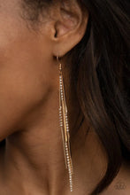 Load image into Gallery viewer, Dainty Dynamism- Gold Earrings- Paparazzi Accessories
