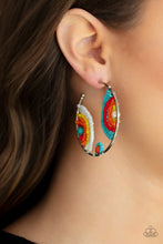 Load image into Gallery viewer, Rainbow Horizons- Multi Hoop Earrings- Paparazzi Accessories
