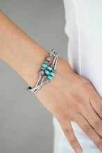 Load image into Gallery viewer, Road Trip Rebel - Blue Bracelet -Paparazzi Accessories
