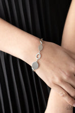 Load image into Gallery viewer, OVAL And Out - Silver Bracelet- Paparazzi Accessories
