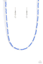 Load image into Gallery viewer, Beaded Blitz- Blue Necklace- Paparazzi Accessories
