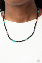 Load image into Gallery viewer, Tis The SEA-SUN- Black Necklace- Paparazzi Accessories
