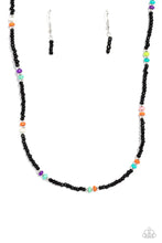 Load image into Gallery viewer, Tis The SEA-SUN- Black Necklace- Paparazzi Accessories
