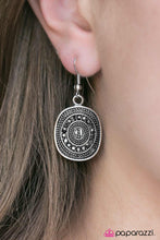 Load image into Gallery viewer, Glittery Beacons- Silver Earrings- Paparazzi Accessories
