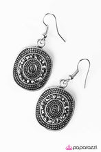 Load image into Gallery viewer, Glittery Beacons- Silver Earrings- Paparazzi Accessories
