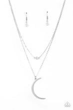 Load image into Gallery viewer, Modern Moonbeam - White Necklace- Paparazzi Accessories
