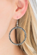 Load image into Gallery viewer, Spark Their Attention - Silver Earrings- Paparazzi Accessories
