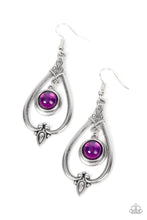 Load image into Gallery viewer, Ethereal Emblem- Purple Earrings - Paparazzi Accessories
