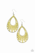 Load image into Gallery viewer, Flamingo Flamenco- Yellow Earrings- Paparazzi Accessories

