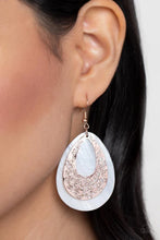 Load image into Gallery viewer, Bountiful Beaches- Rose Gold Earrings- Paparazzi Accessories
