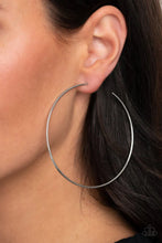 Load image into Gallery viewer, Very Curvaceous- Silver Earrings- Paparazzi Accessories
