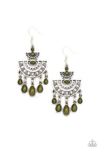 Load image into Gallery viewer, SOL Searching- Green Earrings- Paparazzi Accessories
