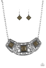 Load image into Gallery viewer, Feeling Inde-PENDANT- Green Necklace- Paparazzi Accessories
