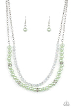 Load image into Gallery viewer, Parisian Princess- Green Necklace- Paparazzi Accessories
