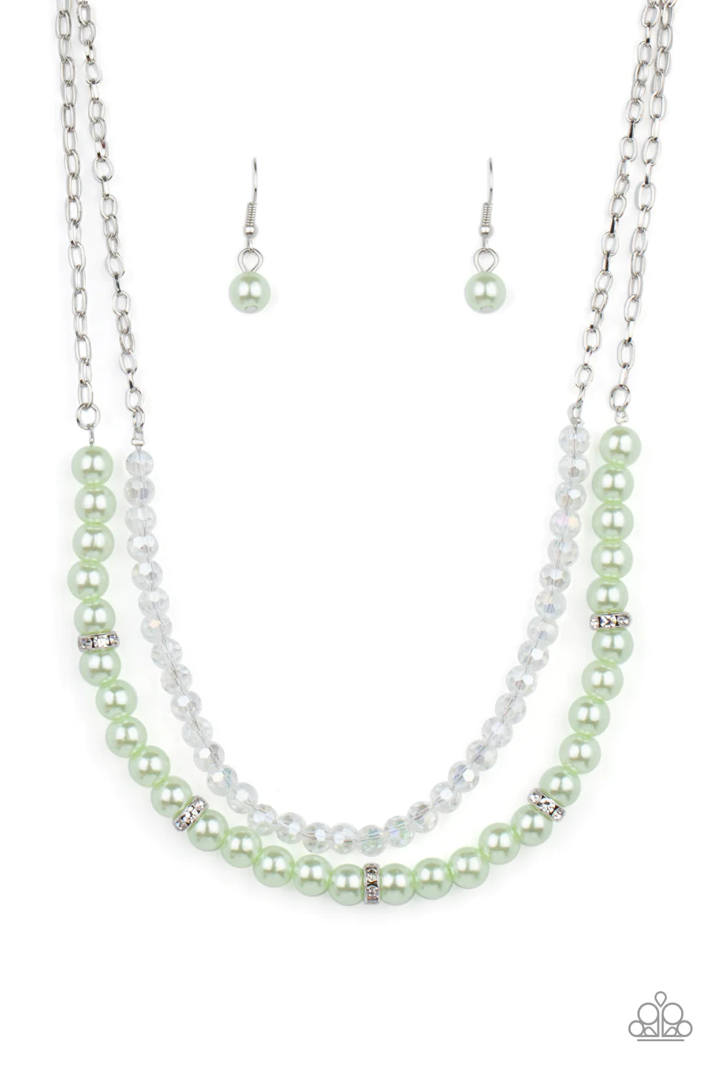 Parisian Princess- Green Necklace- Paparazzi Accessories