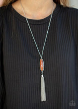 Load image into Gallery viewer, Stay Cool- Orange Necklace- Paparazzi Accessories
