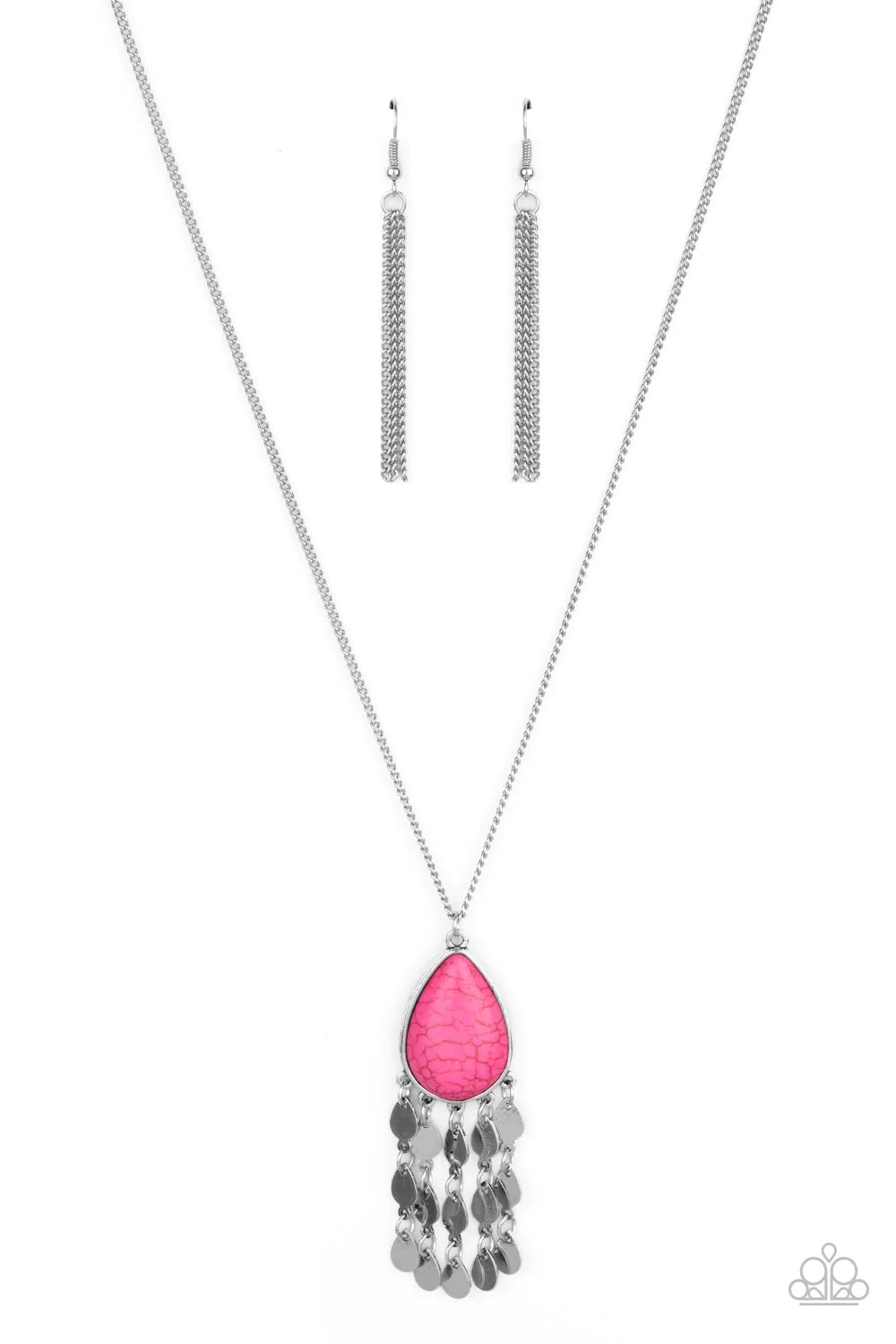 Musically Mojave- Pink Necklace- Paparazzi Accessories