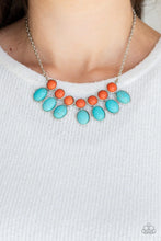 Load image into Gallery viewer, Environmental Impact- Blue Stone Necklace- Paparazzi Accessories
