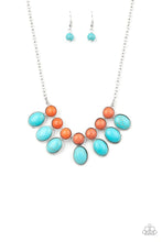 Load image into Gallery viewer, Environmental Impact- Blue Stone Necklace- Paparazzi Accessories
