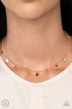 Load image into Gallery viewer, Starry Skies- Gold Choker Necklace
