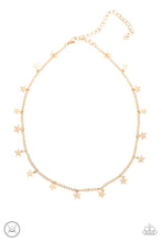 Load image into Gallery viewer, Starry Skies- Gold Choker Necklace
