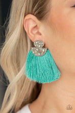 Load image into Gallery viewer, Make Some PLUME- Blue Earrings- Paparazzi Accessories
