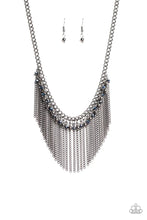 Load image into Gallery viewer, Divinely Diva- Blue Necklace- Paparazzi Accessories
