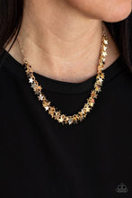 Load image into Gallery viewer, Starry Anthem- Gold Star Necklace- Paparazzi Accessories
