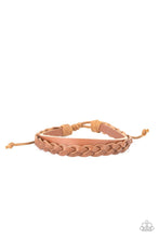 Load image into Gallery viewer, Homespun Harmony - Brown URBAN/UNISEX Bracelet- Paparazzi Accessories
