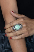 Load image into Gallery viewer, Atlantis Adventure - Green Ring- Paparazzi Accessories
