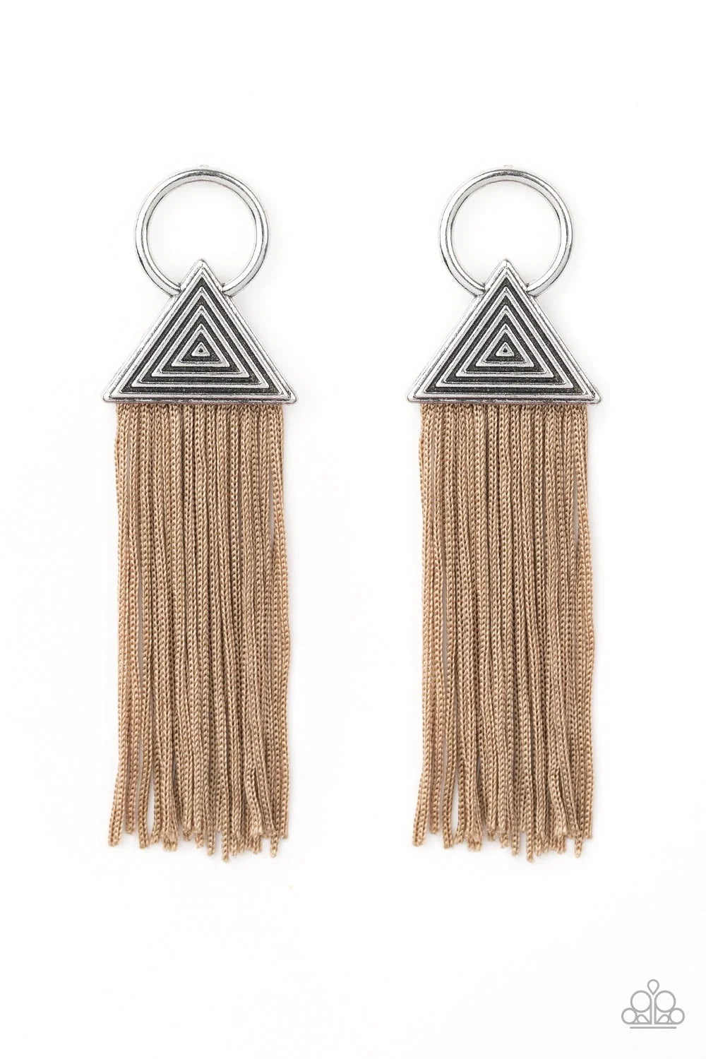 Oh My GIZA- Brown Earrings- Paparazzi Accessories