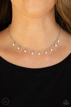 Load image into Gallery viewer, Dainty Diva- White Choker Necklace- Paparazzi Accessories
