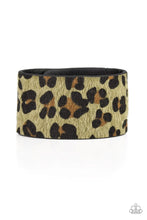 Load image into Gallery viewer, Cheetah Cabana- Green Bracelet Wrap- Paparazzi Accessories
