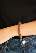 Load image into Gallery viewer, Homespun Harmony - Brown URBAN/UNISEX Bracelet- Paparazzi Accessories
