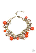 Load image into Gallery viewer, Grit And Glamour- Orange Bracelet- Paparazzi Accessories
