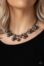 Load image into Gallery viewer, Malibu Movement- Black Gunmetal Necklace- Paparazzi Accessories
