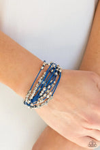 Load image into Gallery viewer, Star-Studded Affair - Blue Bracelet- Paparazzi Accessories
