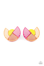 Load image into Gallery viewer, Just An Expression - Pink Earrings- Paparazzi Accessories
