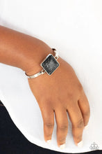 Load image into Gallery viewer, Turning a CORNERSTONE - Black Stone Bracelet- Paparazzi Accessories
