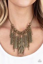 Load image into Gallery viewer, NEST Friends Forever- Brass Necklace- Paparazzi Accessories
