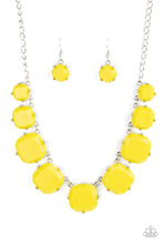 Load image into Gallery viewer, Prismatic Prima Donna- Yellow Necklace- Paparazzi Accessories
