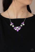 Load image into Gallery viewer, Ethereal Romance- Purple Necklace- Paparazzi Accessories
